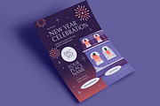 Modern New Year Celebration Flyer, a Flyer Template by VectorVactory (Thumbnail 3 of 3)