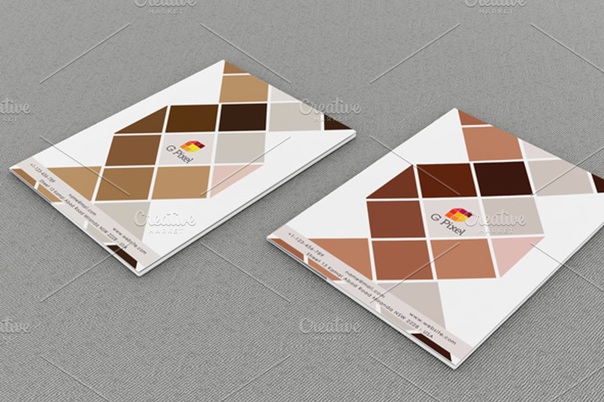 G letter pixel logo and Stationery, a Stationery Template by shujaktk (Photo 3 of 5)