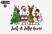 Funny Christmas Just a Jolly Goose, an Illustration by CreationArt (Thumbnail 1 of 4)