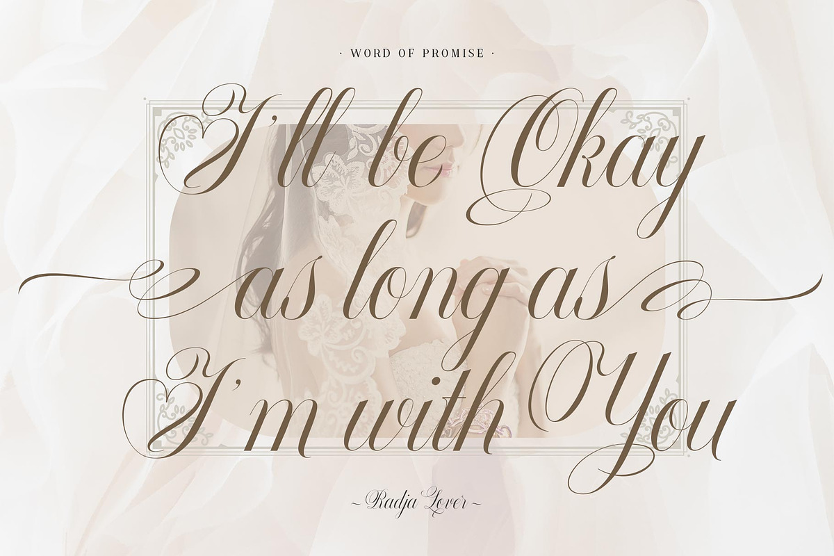 Radja Lover Script, a Script Font by alit design (Photo 7 of 20)