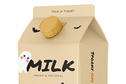 Halloween Milk Carton Mockups, a Packaging Mockup by Mockups Expert (Thumbnail 5 of 5)