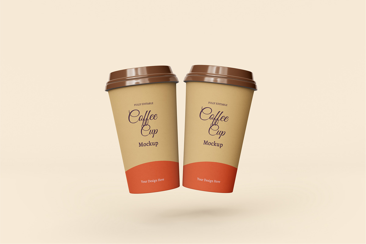 Coffee bag and coffee cup mockup, a Cups & Container Mockup by Runend (Photo 9 of 22)