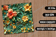 3D Floral Pattern Background, a Pattern Graphic by protabsorkar11 (Thumbnail 4 of 4)