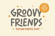 Groovy Friends - Playful Font