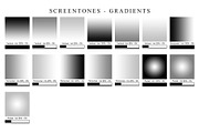 Screentones Collection 3 - Gradients, a Background Graphic by Honnum Graphic Art (Thumbnail 8 of 10)