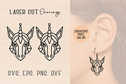 Unicorn Wood Earrings SVG Bundle, an Object Graphic by jannatulpakhi (Thumbnail 10 of 11)