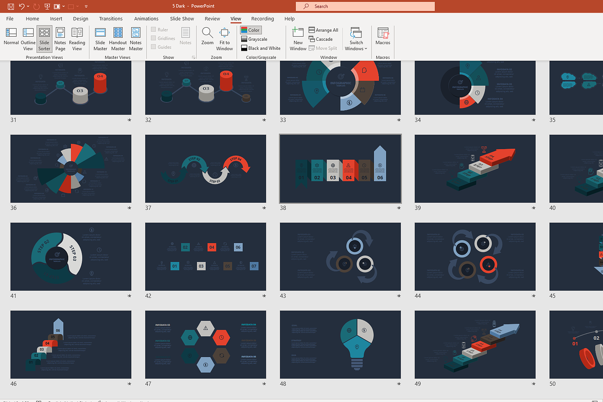 Powerful Presentation Template, a Presentation Template by Infographics project (Photo 12 of 13)