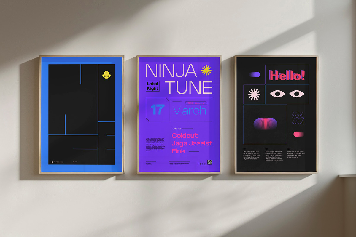 10 Swiss Style Poster Template, a Graphic by Fun Fusion Design (Photo 15 of 16)