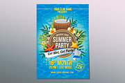 12 Summer Poster Design Template, a Flyer Template by Propylparaben (Thumbnail 3 of 11)