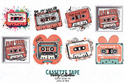 Retro Vintage Music Cassette Tape, an Illustration by Sofia's Fashion (Thumbnail 4 of 4)