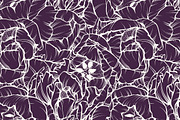 Vector set of linear flowers graphic, a Decorative Illustration by Color and Decor (Thumbnail 4 of 5)