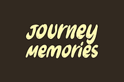 Journey Memories, a Handwritten Font by Bluestudio (Thumbnail 1 of 8)