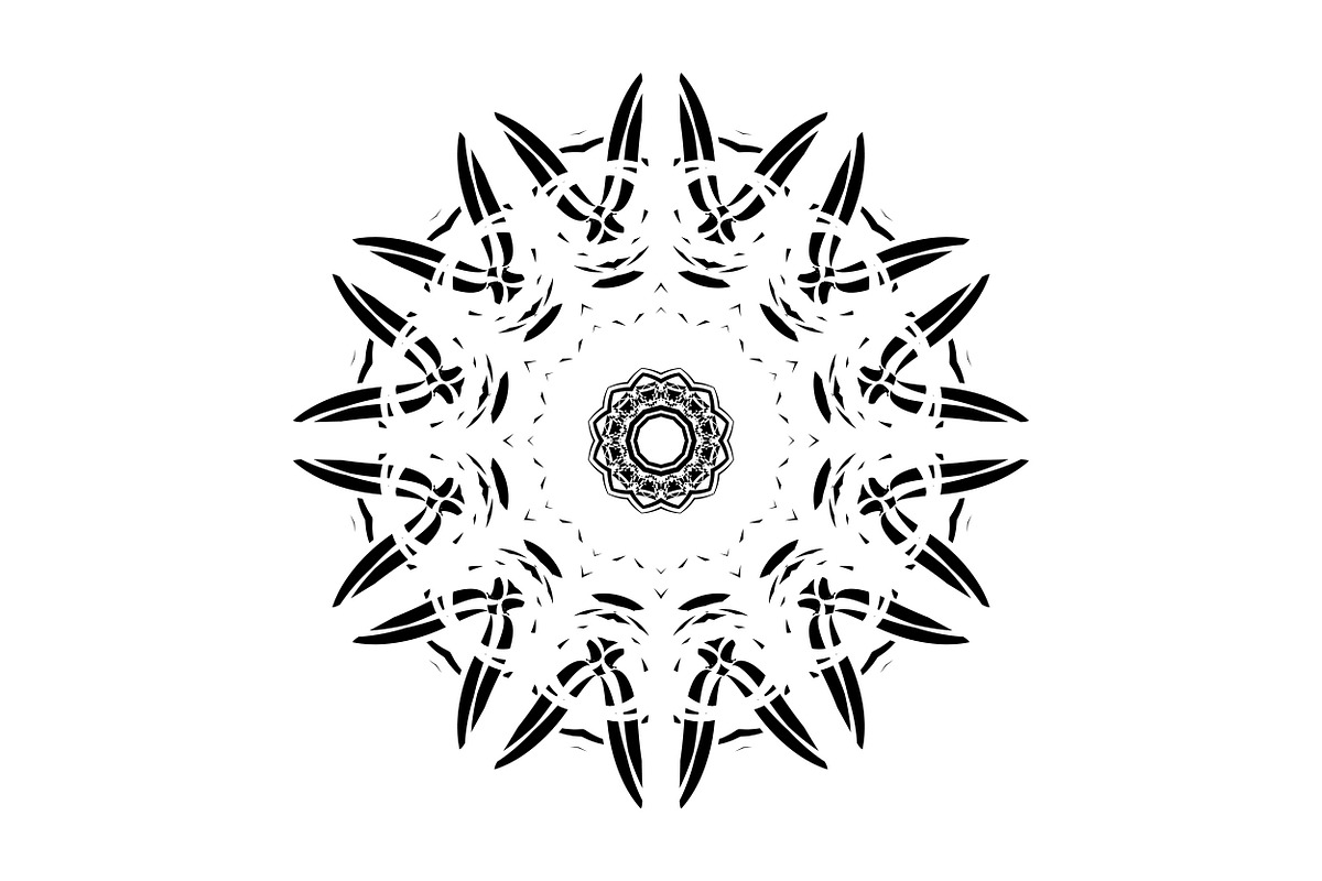Artistic Mandala Vector Collection, a Decorative Illustration by NJ Himel (Photo 41 of 101)