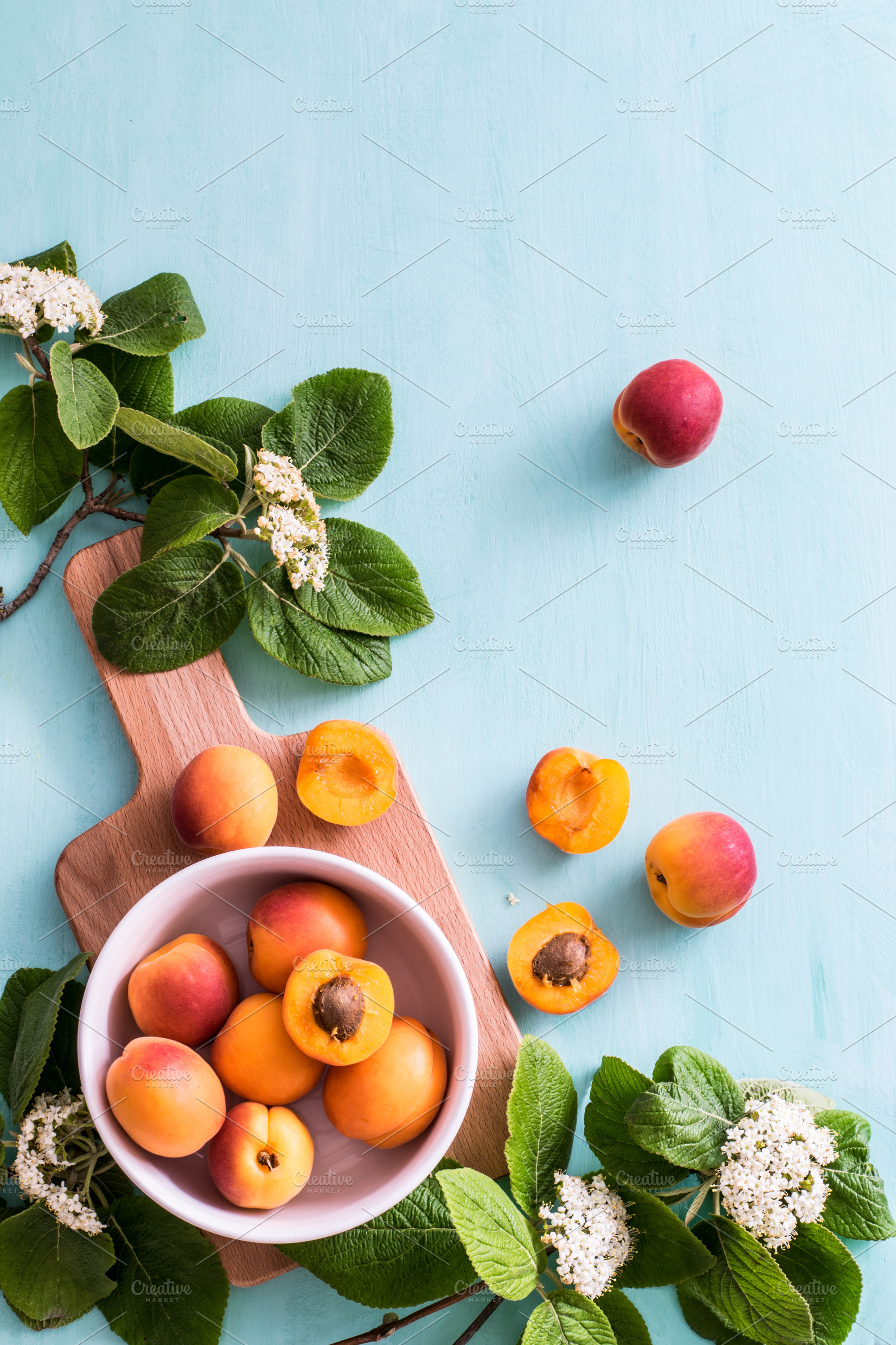 Apricots and elder flowers, a Food & Drink Photo by Lum3n