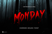 Monday - Horror Font, a Handwritten Font by Rahagita Studio (Thumbnail 1 of 5)