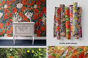 Summer meadow patterns, a Pattern Graphic by ANAKOTO (Thumbnail 7 of 13)