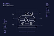 Manufacturing Icon Art Set, an Outline Icon by Prosymbols (Thumbnail 3 of 8)