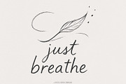 Just Breathe Dandelion png, Digital, an Illustration by SharpMarketplace (Thumbnail 1 of 9)