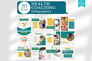 400 Health Coach - Canva Templates