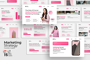 Marketing Strategy - PowerPoint, a Presentation Template by QR Design Studio