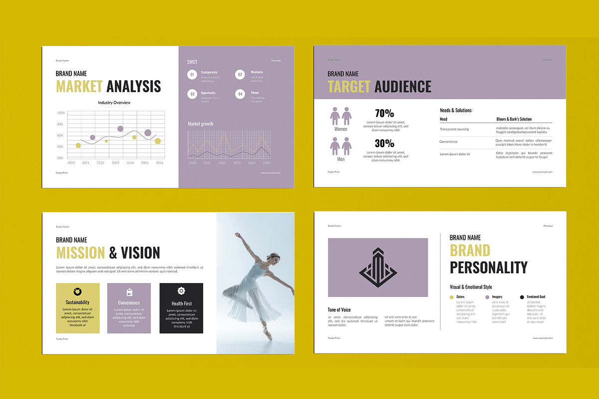 Brand Proposal Presentation Template, a Presentation Template by MightyDesign (Photo 3 of 9)