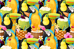 Macaw And Toucan Patterns