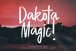 Dakota Magic Script