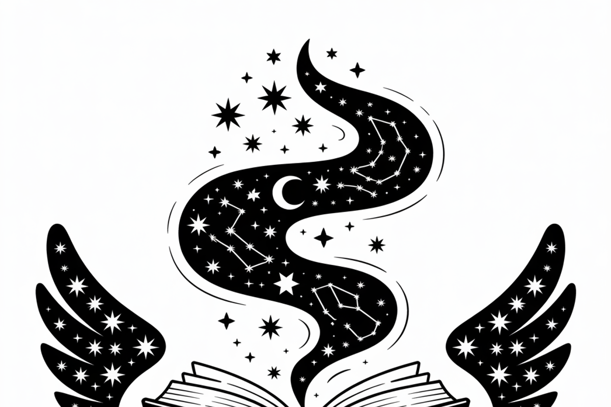 silhouette of a witch’s spellbook, an Illustration by Amazin_art (Photo 11 of 20)