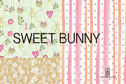 Sweet bunny, a Pattern Graphic by patriziamoscone (Thumbnail 3 of 6)