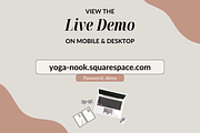 Yoga Studio Squarespace Website, a Squarespace Template by Preset Pixels (Thumbnail 3 of 6)