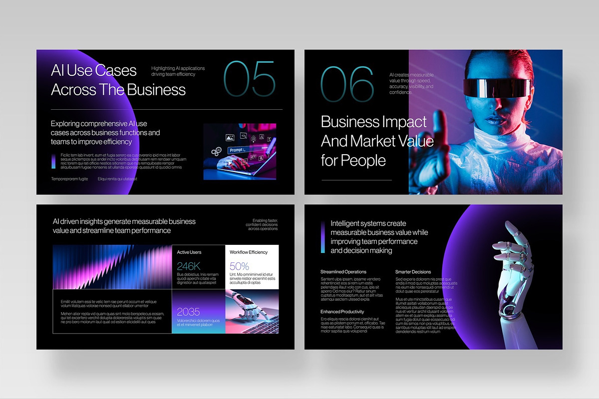 AI Artificial Intelligence Themed, a Presentation Template by BrandPacks (Photo 5 of 7)