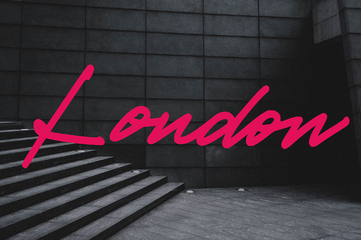 cinestory font, a Script Font by Mariyana (Photo 6 of 6)