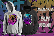Bomber Wall Graffiti Font, a Script Font by Rochart (Thumbnail 9 of 10)