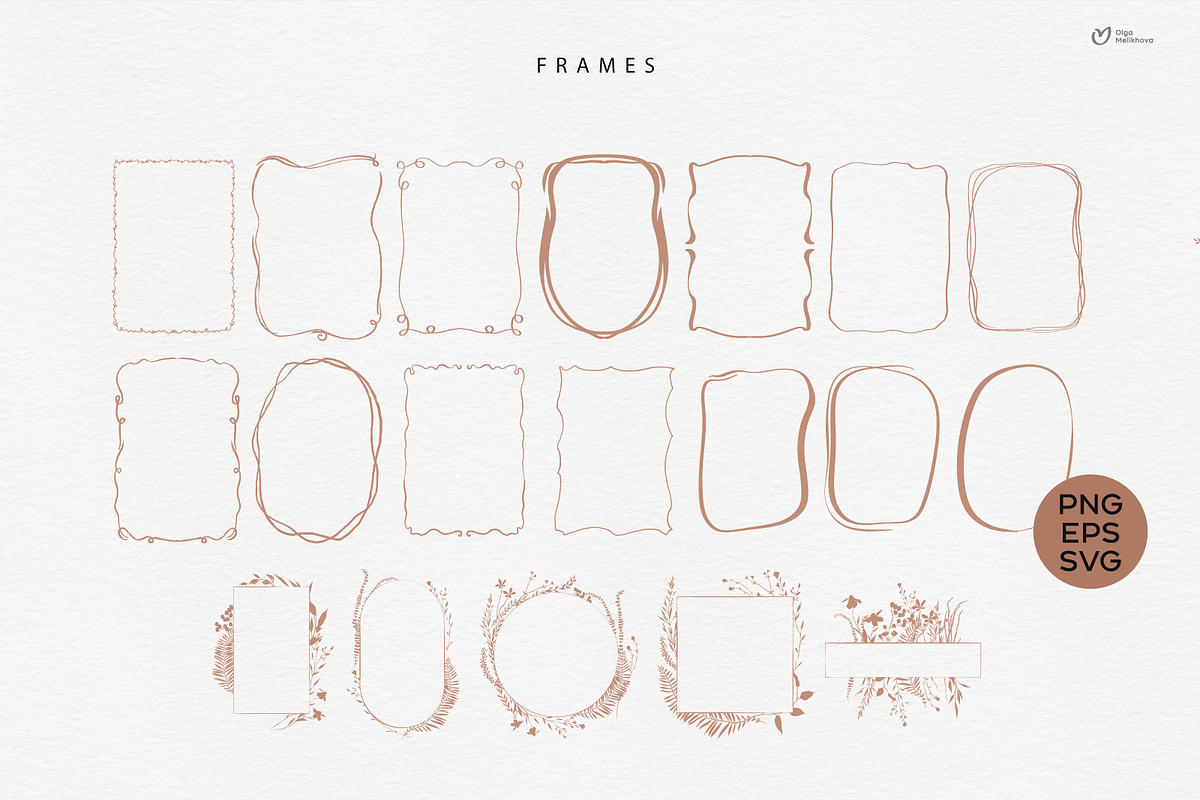 Hand Drawn Wedding Clipart Bundle, an Illustration by ollalya (Photo 6 of 10)