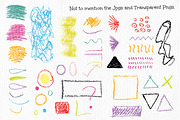 Wax Crayon Textures and Patterns, a Texture Graphic by Wingsart Studio (Thumbnail 3 of 8)