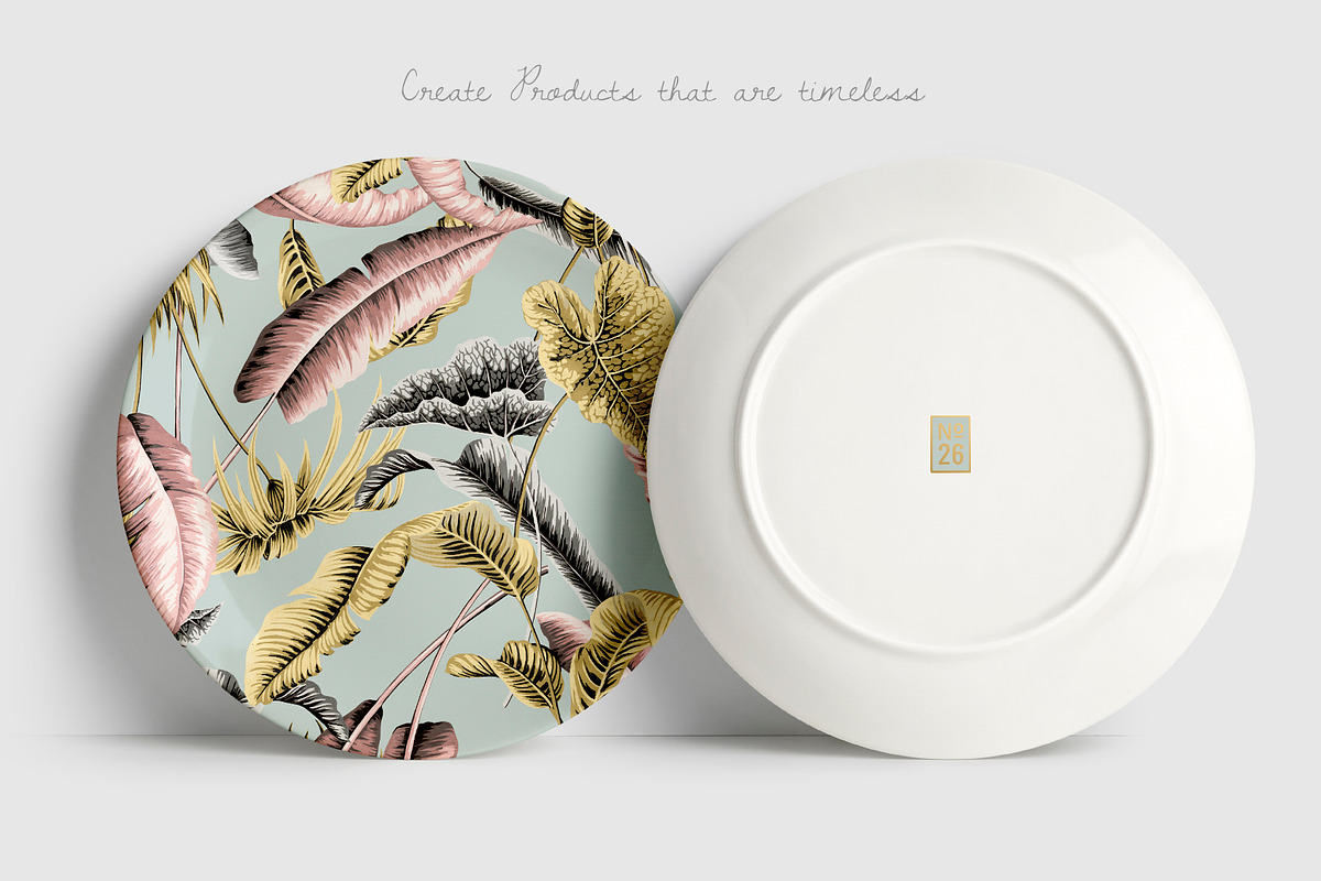Le Tropique, Hand painted Pattern, a Pattern Graphic by Pink Linen (Photo 6 of 9)