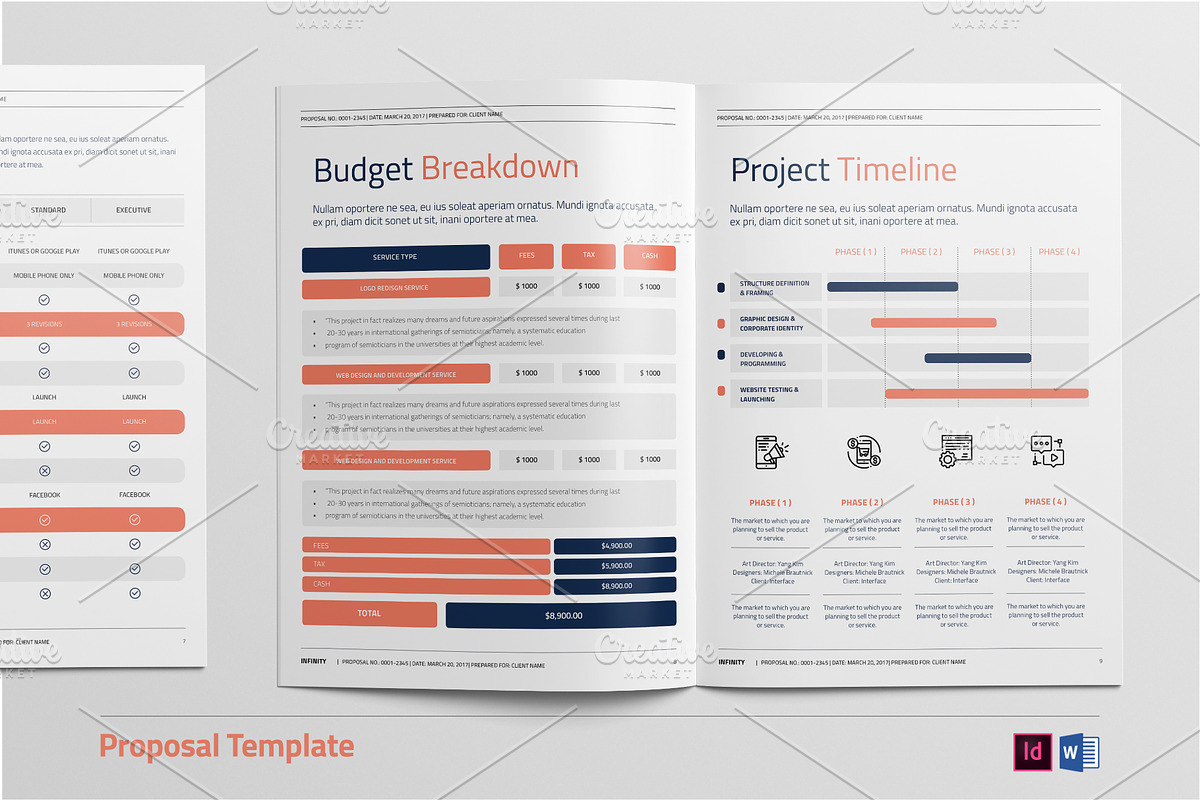 Proposal Template, a Stationery Template by Mastergfx (Photo 6 of 16)