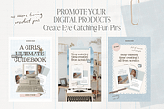 Digital Product Pinterest Templates, a Marketing Template by Tabitha Emma (Thumbnail 4 of 7)