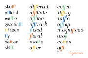Pedrera family, a Script Font by Etewut (Thumbnail 9 of 10)