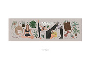 Fitness, yoga and meditation, a Food Illustration by Ardea-studio (Thumbnail 2 of 2)