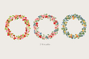 Watercolor Flowers and Wreaths, an Object Graphic by Lavender And Sea (Thumbnail 4 of 4)