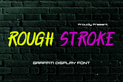Rough Stroke – Graffiti Display Font, a Sans Serif Font by Pinisi ART (Thumbnail 1 of 9)