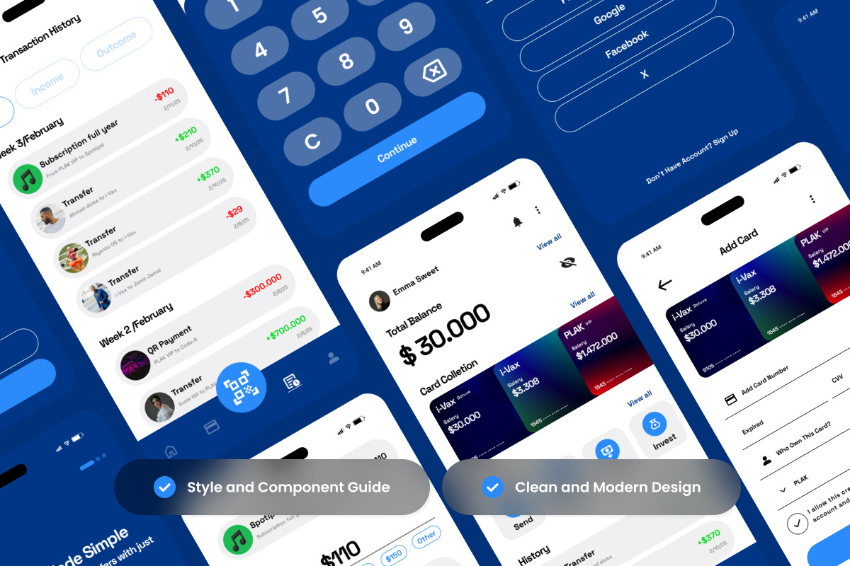 EvoBank – Modern Banking App Design, an App Template by productype1 (Photo 3 of 5)