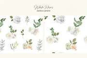 White roses wedding invitation cards, a Decorative Illustration by Slastick (Thumbnail 4 of 9)