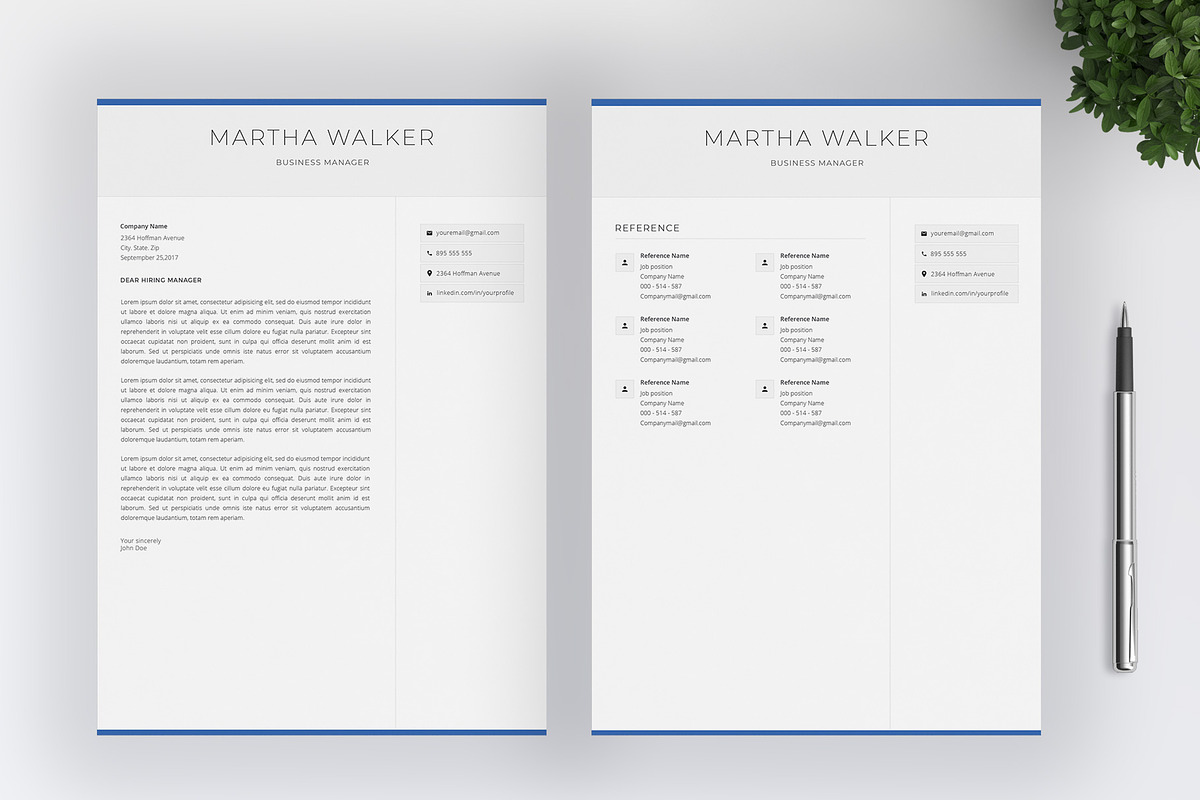 Resume & Cover Letter | CV Template, a Resume Template by SalientResume (Photo 5 of 5)