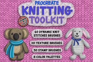 Procreate Knitting Brush Toolkit