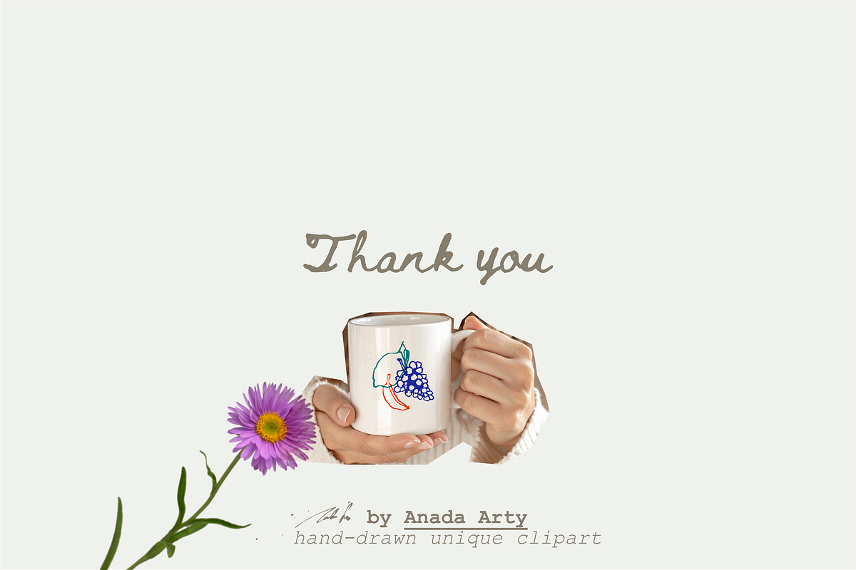 Hand drawn fruits collection, a Food Illustration by Anada Arty (Photo 19 of 19)