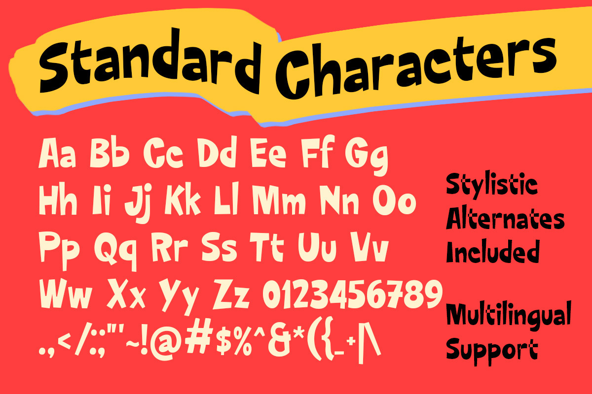 Brency Playful Display Font, a Sans Serif Font by Letterhend Studio (Photo 4 of 9)