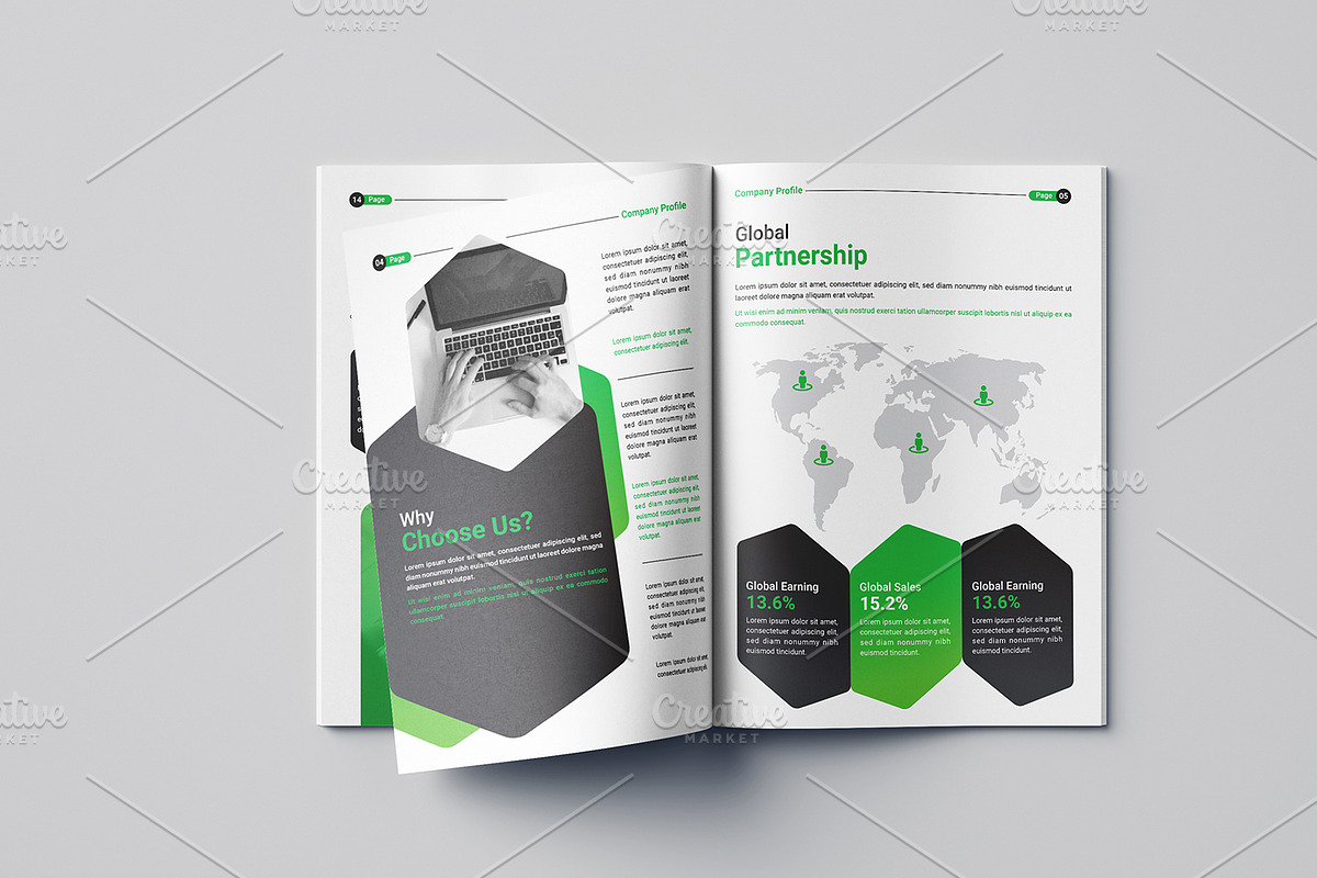 multipurpose business brochure, a Brochure Template by gstudiovect21 (Photo 11 of 12)