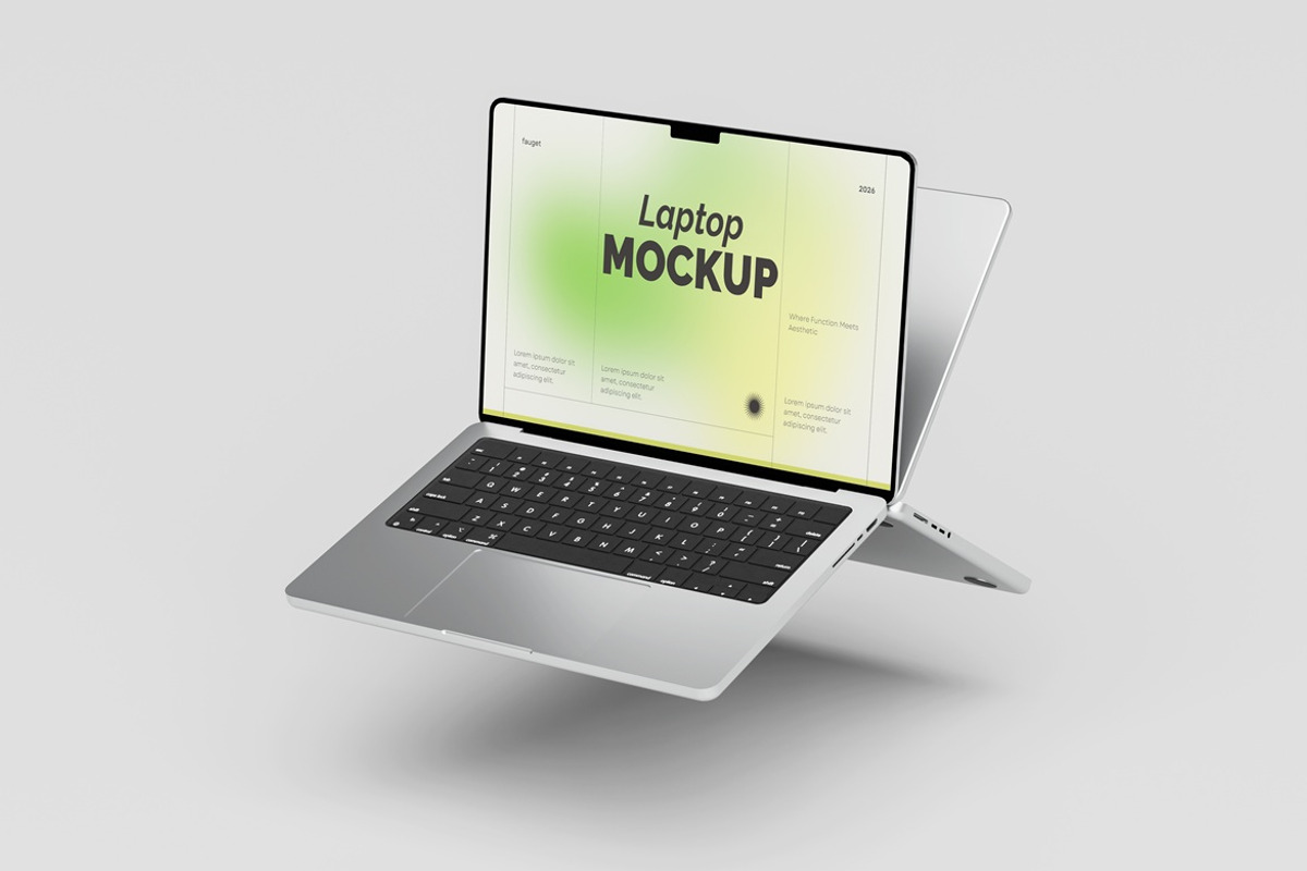 High Quality Laptop Mockup, a Mac Mockup by Ataku Design (Photo 10 of 11)